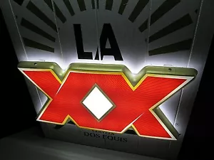 13 Zoll x 20 Zoll Neu LA Dos Equis XX Lager Cerveza LED Bier Bar Schild Licht Surfbrett - Bild 1 von 8