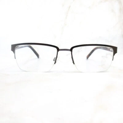 Marco de gafas Randy Jackson 1042 Zyloware 183 negro medio borde 54-18-140 Foto 1 de 4