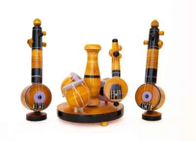 Handicrafts Antique Showpiece Rajasthani Decoration,Home Décor Gift Musical set. - Image 1 of 4