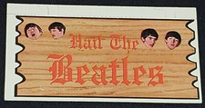 1964 - TOPPS - BEATLES PLAKS - TRADING CARD - #18 - ORIGINAL