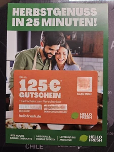 125 € HELLO FRESH GUTSCHEIN - Bild 1 von 2