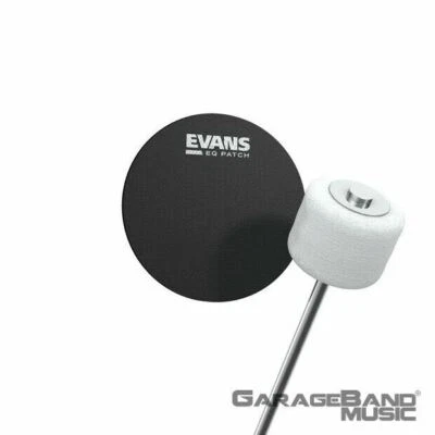 Нашивки на басовые барабанные головки Evans EQ для одиночных педалей, упаковка 2 шт., EQPB1 - Изображение 1 из 3