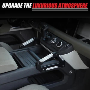 Center Console Grab Handle Armrest Trim  Set For Land Rover Defender 90 110 20+ - Picture 1 of 14