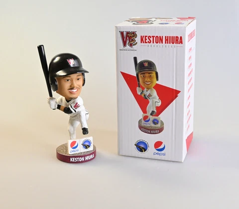 2020 Wisconsin Timber Rattlers Keston Hiura Bobblehead In Box Cover