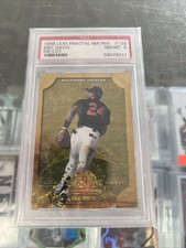 1998 Leaf Fractal Matrix Die Cut Eric Davis #129 PSA 8 