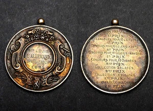 LIEGE Concours pour 10 Poireaux. 1883, Micheroux (Province de Liège) Argent - Imagen 1 de 1