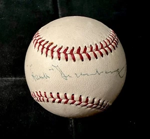Hank Greenberg Single Signed Official AL Vintage (Harridge) Baseball. PSA - Picture 1 of 5