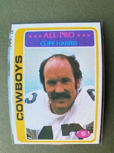 1978 Topps #160 CLIFF HARRIS Dallas Cowboys - SHARP CORNERS - Picture 1 of 2
