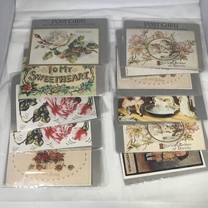 VTG Lot Of 11 Hallmark Historical Collection Postcards New - Picture 1 of 12