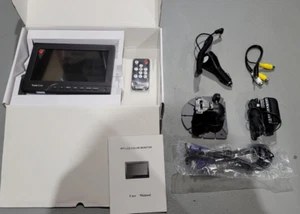 Koolertron 7 inch CCTV Monitor LCD Monitor with HDMI/VGA and stand - Picture 1 of 2