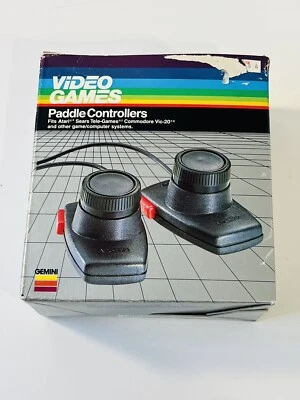 Gemini Video Games Paddle Controllers for Atari 2600 Sears Tele Games Commodore - Image 1 of 4