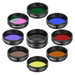 NEEWER 1,25" Teleskop Okular Filter Set für Sternenhimmel Mondbeobachtung - Bild 1 von 8