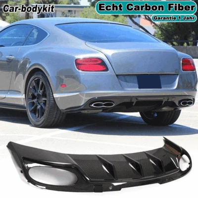 Difusor trasero de carbono difusor trasero para Bentley Continental GT Cope 2012-16 - Imagen 1 de 4