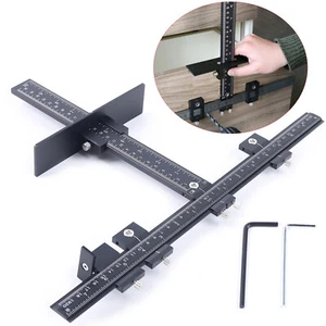 Armadio Ferramenta Jig Tool per Maniglia Manopola Tirare Installazione per Porta e Cassetto! - Foto 1 di 12