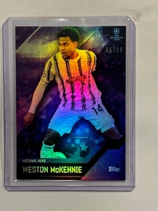 2021 Topps Weston McKennie Curated UCL Set - National Hero /10 SSP Refractor - Bild 1 von 2