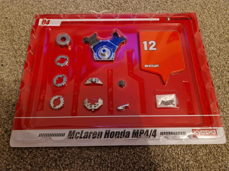 1/8 DEAGOSTINI Construire Votre Mclaren MP4/4 Ayrton Senna #4 Pochette & Freins - Photo 1/2
