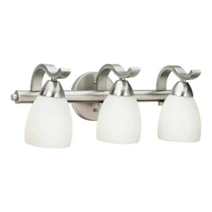 Forte Lighting 3 Light Bathroom Vanity Light in Brushed Nickel - 5045-03-55 - Picture 1 of 1