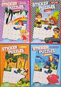 Aufkleber Puzzles für Kinder 4er Set - Titel sortiert - Bild 1 von 6