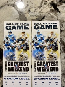 2 Tickets For The 2025 Pro Football Hall Of Fame Game Section 125 Row 1 - Picture 1 of 3