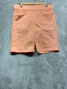 DKNY Jeans Bermuda Short Women's Size S Elastic Waistband Pull-On Cotton Blend - Picture 1 of 6