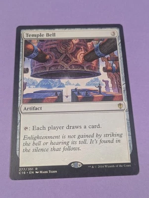 MTG Magic: Commander 2016: Temple Bell #277/351 Rare - LP - Image 1 of 2