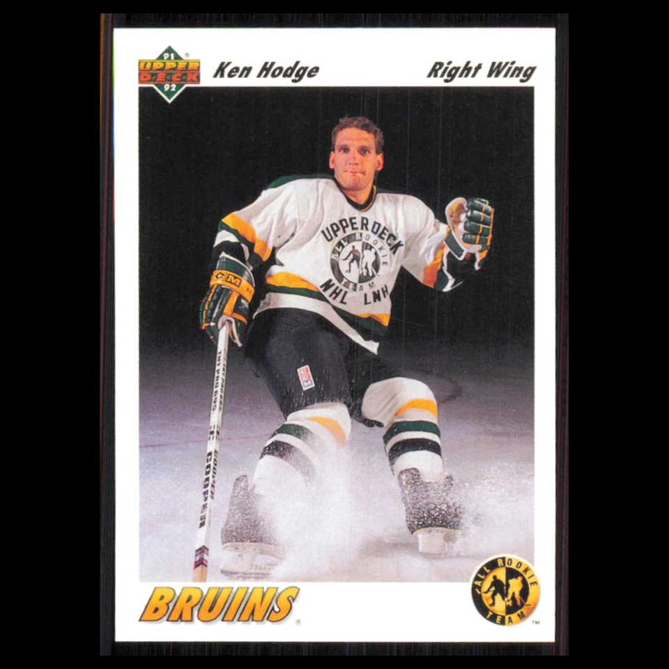 Ken Hodge #41 1991 Upper Deck Boston Bruins Hockey Card NHL NM - Image 1 of 3