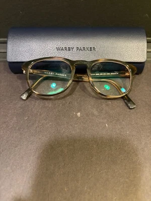 Warby Parker Eyeglasses Baker 256 Tortoise Frames Only 49-20-145  (((Free S&H))) - Image 1 of 4