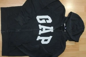 GAP Kapuzenjacke Kapuzenpullover 160 Schwarz Gut #U2165 - Picture 1 of 1