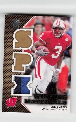 2010 SPx #WMP-LE Lee Evans Winning Materials Patch #/125 - Image 1 of 2