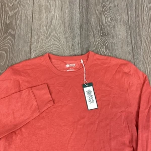 Alpine Design Peak Long Sleeve  Men’s Crewneck Shirt Antique Rosewood Large NEW - Picture 1 of 7