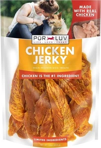 Dog Treats, Chicken Jerky for Dogs, Made with 100% 1 Pound (Pack of 1), Brown - Picture 1 of 9