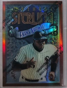 1996 Topps Finest Bronze Refractor #48 Frank Thomas White Sox HOF Rare Parallel - Picture 1 of 3