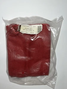 Divisores de papelera de tela Longaberger talla A forro pimentón - Imagen 1 de 1