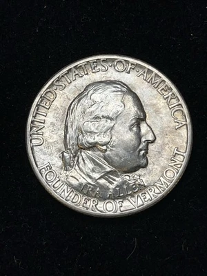 1927 vermont commemorative half dollar - Image 1 of 2