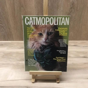 CATMOPOLITAN Vintage Parody Cat Glamour Magazine Book By Ilene Hochberg - Picture 1 of 3