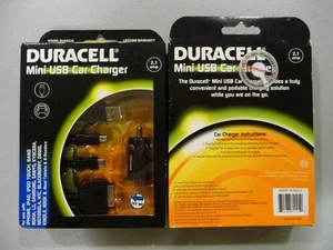 DURACELL USB CAR CHARGER 2.1 AMP MODEL DUX8225 - USB MINI MICRO IPOD – BRAND NEW - Picture 1 of 8