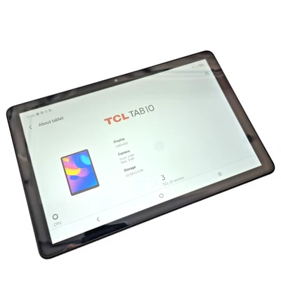 TCL Tab 10 HD WiFi + 4G Unlocked ✔ 10.1" 32GB+3GB Dark Grey Android • 9160G - Image 1 of 4
