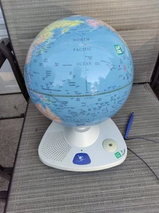 Leap Frog Explorer 10" Globe 58-000 Talking Interactive Earth #5800 WORKS GREAT - Picture 1 of 17