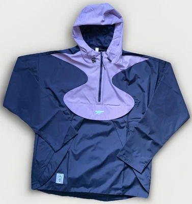 Adidas Arsenal FC 1/2 Zip Windbreaker Jacket • IT4080 Purple/Navy • Men's M - Image 1 of 4