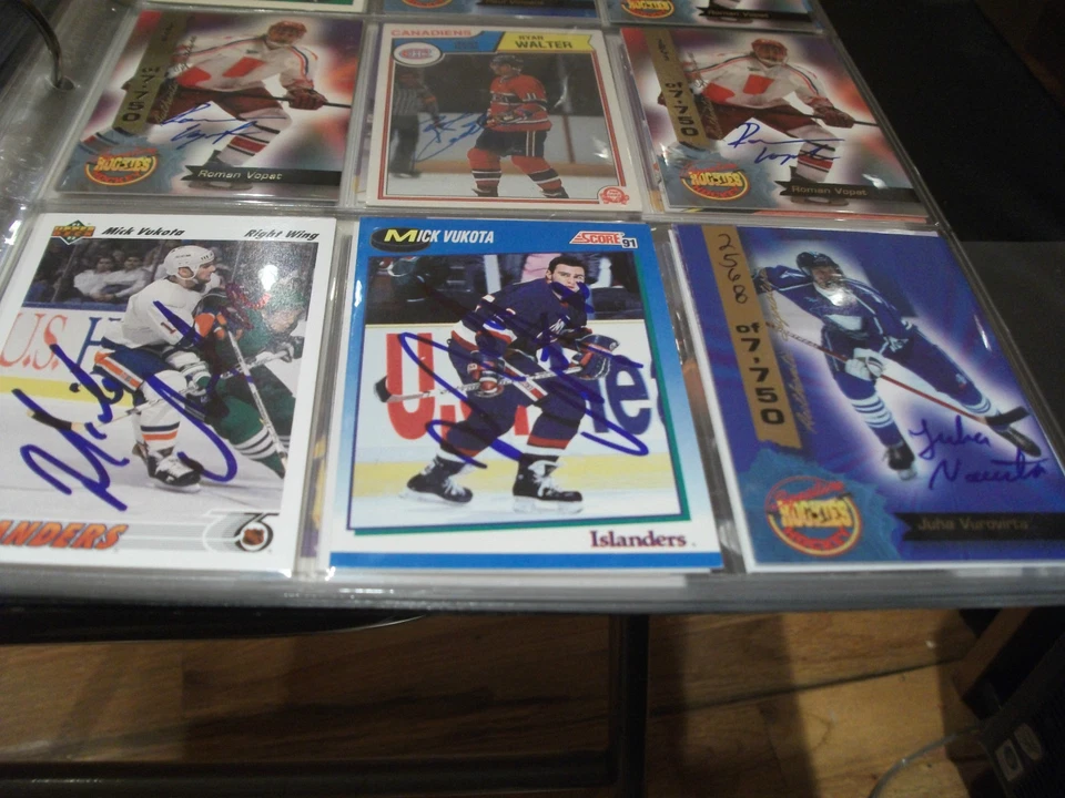 JUHA VUROVIRTA AUTOGRAPHED 1994-95 SIGNATURE ROOKIES # 29 - Image 1 of 1