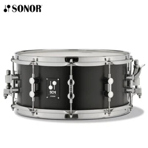 NEU Sonor SQ1 Serie 14" x 6,5" Birke verchromt GT schwarz Snare Drum - Bild 1 von 1