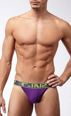 C-IN2 Jock Strap Purple Men's Athletic Underwear Sexy & HOT! Size XS S M L XL - Image 1 of 4