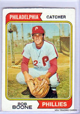 Bob Boone, 1974 Topps Card #131, Philadelphia Phillies