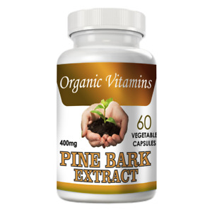 PINE BARK EXTRACT 60CAPS 200mg X/c pure extract pine bark Pycnogen 400 mg dosis