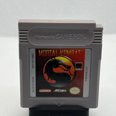 Mortal Kombat Nintendo Gameboy Game Cartridge AUTHENTIC Game Boy TESTED - Image 1 of 3