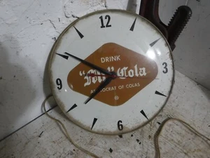 Vintage Mr Cola advertising Clock aristocrat of cola runs - Picture 1 of 2