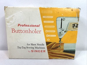 Singer Profi Knopflocher für schräge Nadel Zick-Zack Nähmaschinen Vintage - Bild 1 von 10