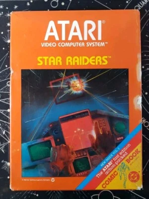 Rare Vintage Star Raiders (Atari 2600, 1982) Game With Box New Sealed Never Open - Image 1 of 2