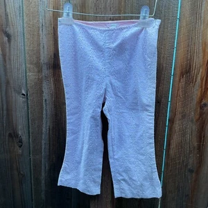 Kc Parker Eyelet Lace Girl Size 7 Trousers In Pink - Picture 1 of 10