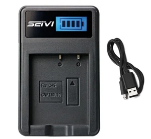 Battery Charger For Casio Exilim EX-ZR700, EX-ZR710, EX-ZR750 Digital Camera - Picture 1 of 6